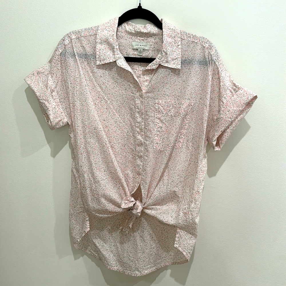Lucky Brand button up cottagecore shirt PERFECT CONDITION